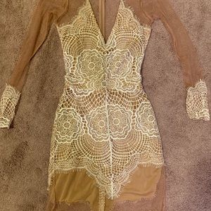 For Love and Lemons Antigua Mini Dress